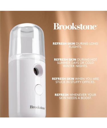 Brookstone Portable Nano Facial Mister | USB Rechargeable Face Mist Spray - Buy Online on GoSupps.com