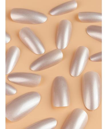 Pearlescent Manicur Wearable Nail Detachable Fake Nail Patch - Buy Online on GoSupps.com