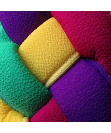 TOPBATHY Back Scrubber: Exfoliating Body Scrub Braided Loofah Stretch | Bath Shower Mesh Sponge - Buy Online on GoSupps.com