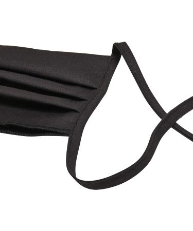Buy Build Your Brand Unisex Cotton Face Mask 3-Pack - Black Everyday Mask One Size | International Shipping Available - Buy Online on GoSupps.com