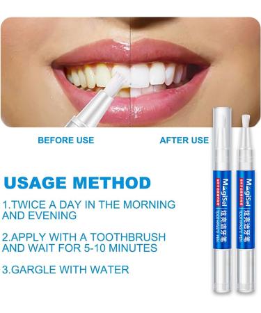 Tooth Elevator Pencil & 2PCs Whitening Set | Effective Teeth Whitening Gel & Pen for Natural Stain Removal - Buy Online on GoSupps.com