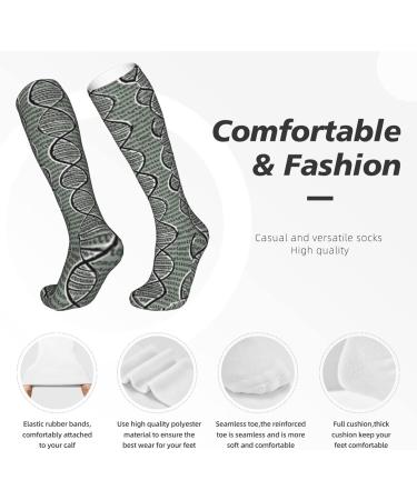 Double Helix Compression Socks for Men & Women - 15-20 mmHg Support for Running & Cycling - Buy Online on GoSupps.com