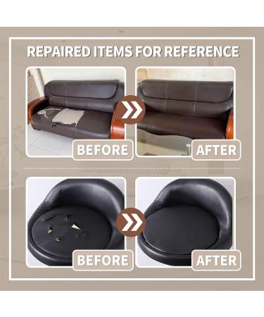 ALLANSING Leather Repair Tape Patch - Self Adhesive Vinyl Repair Tape for Furniture Couch Upholstery - Black 3.5x65 Inch - Buy Online on GoSupps.com
