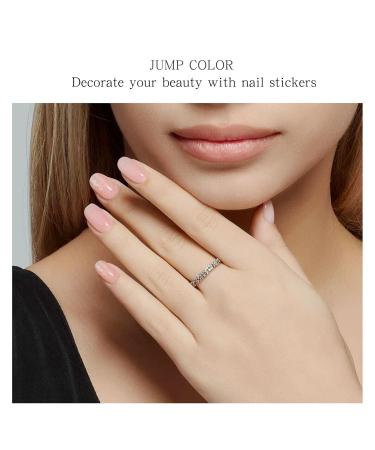 JMEOWIO Nail Foil Glitter Gel - Self-Adhesive Orange Pink Nail Stickers for Stunning Nail Designs | International Shipping Available - Buy Online on GoSupps.com