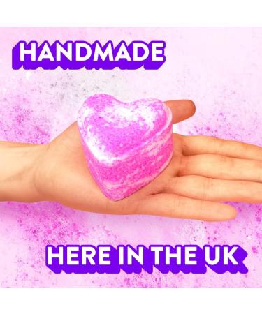 Zimpli Gifts Large Love Heart Bath Bombs Gift Set - Ideal Valentines Day Present for Her - Beauty Spa Fizzers - Buy Online on GoSupps.com