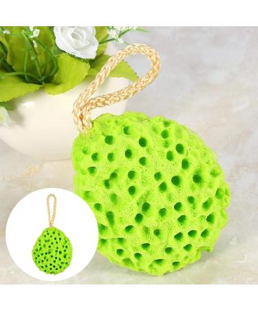 Buy 3ST Massage Sponge - Soft Shower Bathing Balls for Body & Face Care - Cherry Orange Green | International Shipping - Buy Online on GoSupps.com