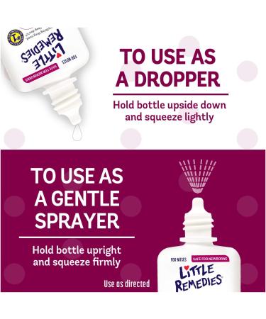 Little Remedies Saline Spray and Drops for Newborns - 0.5 fl oz (Pack of 1) - Buy Online on GoSupps.com