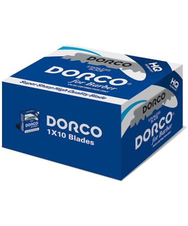 The Shave Factory Traditional Shaving Set with Metal Straight Razor & 100 DORCO Blades - Ideal for Barbers & Shaving Enthusiasts - Buy Online on GoSupps.com