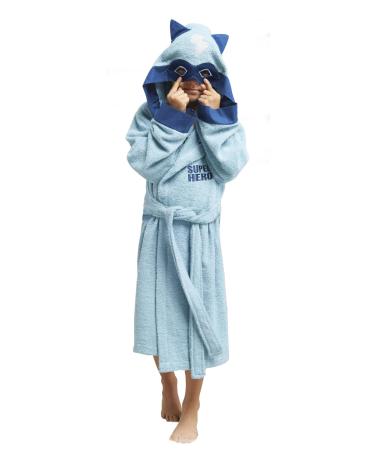 Ely Parker Kinder Bathdom for boys boys girls terry Turkish cotton towel with hood super soft absorbent comfortable thick 9-10 years of superhero