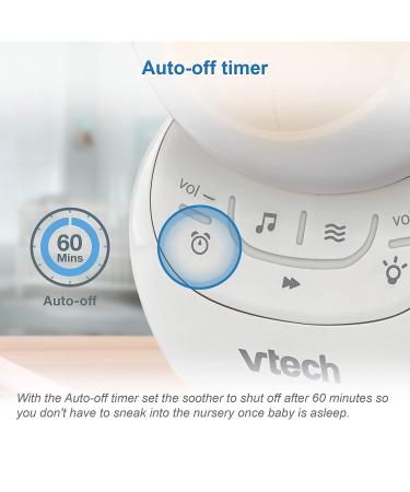 VTech Myla The Monkey Baby Sleep Soother - White Noise Sound Machine with Soft Ambient Sounds, Melodies, Night Light - 1 Count - Buy Online on GoSupps.com