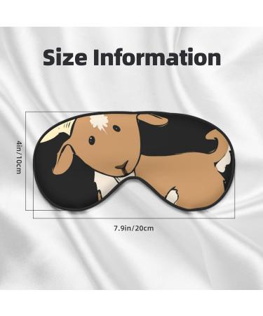 SSIMOO Brown Goat Soft Sleep Eye Mask - Breathable Eye Patch for Women | Ideal for Travel & Relaxation - Buy Online on GoSupps.com