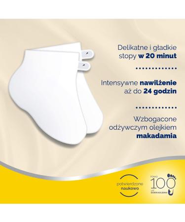 Scholl Expert Care Pedi Mask - Intensively Nourishing Aloe Vera Foot Mask | 1 Pair for Smooth Soft Feet - Buy Online on GoSupps.com