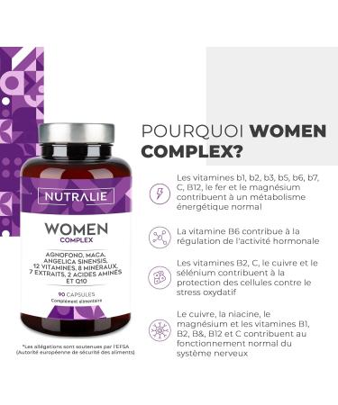Multivitamin Supplement for Women - Energy - Hormone Balance - Immunity - Skin Hair - Bone - Complete Multivitamin + 20 Vitamins and Minerals - 90 Capsules - Buy Online on GoSupps.com