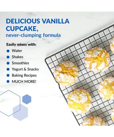 BioTrust Low Carb Lite 20 Grams of Grass-Fed Whey Protein Isolate 100 Calories ProHydrolase Digestive Enzymes Non-GMO Free from Soy and Gluten rBGH-Free (14 Servings) (Vanilla Cupcake) Vanilla 14 Servings (Pack of 1) - Buy Online on GoSupps.com