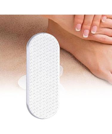 Joberio Heel Scrubber | Clear Foot File - Glass Foot File Pedicure Helper in-Shower Foot Scrubber Dead Skin Remover for Soft Feet - Buy Online on GoSupps.com