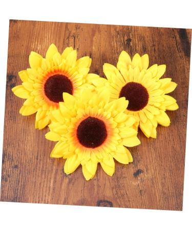 Zerodeko 18 Pcs Sunflower Decor Artificial Sunflower Home D cor Real Looking Fake Sunflower Bling Decor Fake Corn False Flowers Artificial Flower Mini Woven Baskets Craft Set 10cm - Buy Online on GoSupps.com