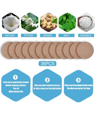 Motion Sickness Patch - 36 Non-Drowsy Waterproof Patches for Sea & Car Travel - Fast Acting Relief - Buy Online on GoSupps.com