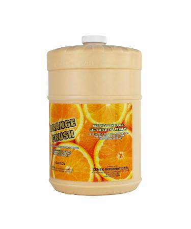 Zenex Orange Crush Hand Soap - Industrial Citrus Cr me Cleaner with Pumice & Skin Conditioners 1 Gallon | Tough Soil Removal & Skin Hydration - Buy Online on GoSupps.com