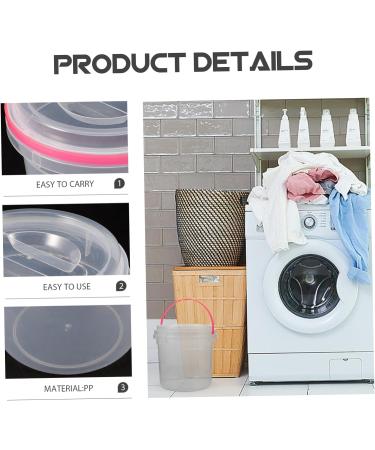 PLAFOPE Washing Bucket Laundry Beads Plastic Containers Plastic Bucket Laundry Dispenser Pp - Buy Online on GoSupps.com