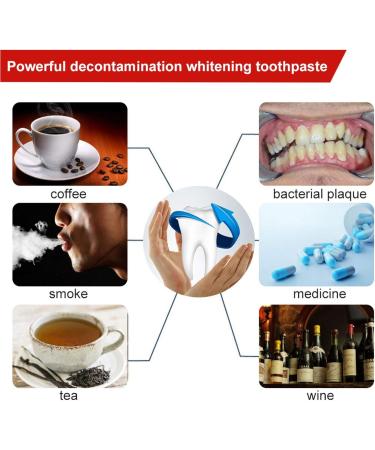 Natural Whitening Toothpaste - Fluoride-Free Bleaching & Tooth Cleaning - Blueberry Flavor for Healthy White Teeth - Buy Online on GoSupps.com