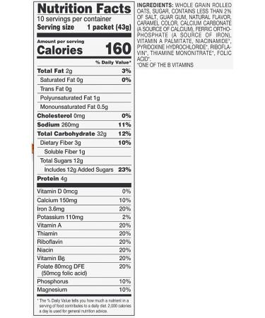 Happy Belly Instant Oatmeal Maple & Brown Sugar - 10 Ct (Pack of 6) | Quick Breakfast - Buy Online on GoSupps.com