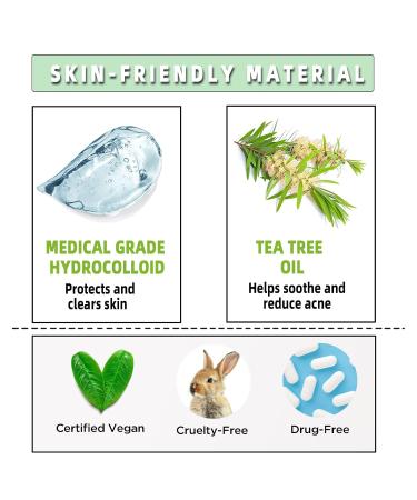 Acne Pimple Patch | Hydrocolloid Cover | 120 Pack | Star Heart Shape | Zit Breakouts & Blemish Spot Stickers - Buy Online on GoSupps.com