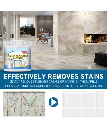 Cleaning Powder for Bathroom | Powerful Stone Powder Cleaner Household Cleaning Powder for Stainless Steel Marble Ceramic Glass Tiles Hixip - Buy Online on GoSupps.com