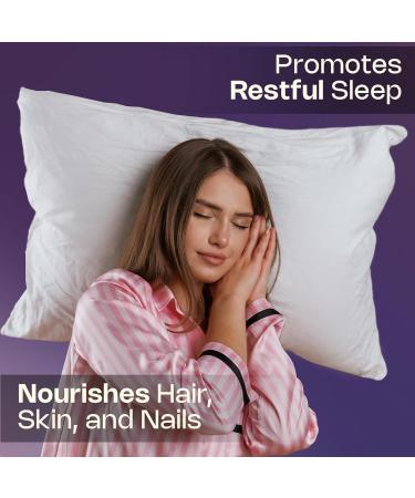 MeltinStrips Fast-Acting Sleep Aid Strips with 5mg Melatonin Biotin Valerian Root Lemon Balm & Chamomile | Reduces Hair Fall | Vegan Sugar Free | Zesty Lemon Flavor - 1 Month Supply - Buy Online on GoSupps.com