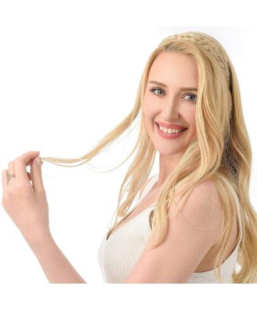 DIGUAN Double Three Strand Synthetic Hair Braided Headband Extension - Dark Brown - Buy Online on GoSupps.com