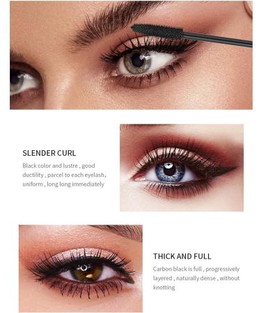 Yanquina Super Long Mascara 4D Waterproof and Sweat Proof Mascara Super Long Luxurious Mascara Stereo Lengthening Mascara (5pcs) - Buy Online on GoSupps.com