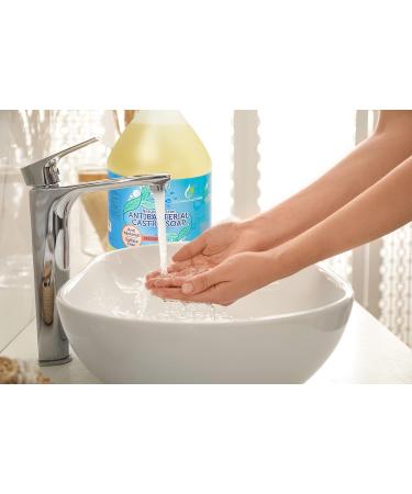 Antibacterial Unscented Pure Castile Soap - Vegan Non-GMO | Face Hand & Body Wash for Dry & Sensitive Skin - 64 fl. oz. Made in USA - Buy Online on GoSupps.com