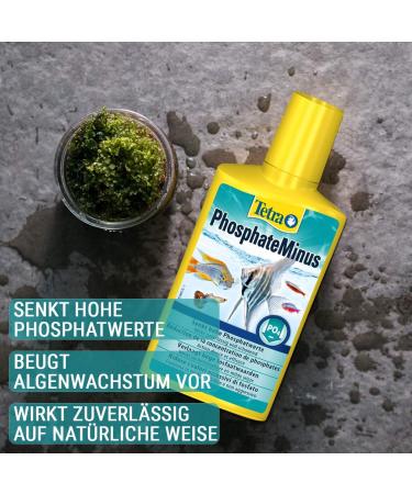 Tetra PhosphateMinus 250 ml | Reduce Algae Nutrients in Aquariums | Reliable Phosphate Remover - Buy Online on GoSupps.com