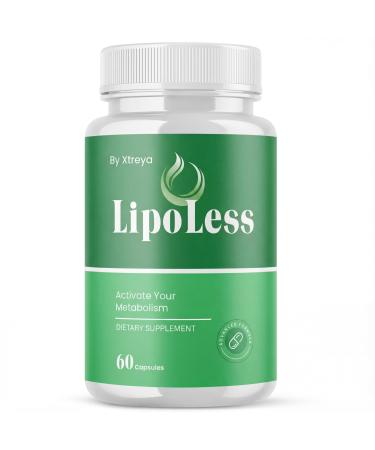 LipoLess Capsules Official All Natural Lipo Less Supplement Pills with Premium Ingredients Advanced Formula for Optimal Health & Wellness Support for Active Women & Men (60 Capsules)