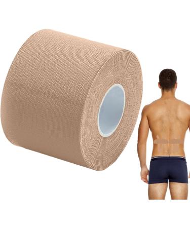 Sports Tape 5m Length Elastic Sports Tape | Waterproof Latex Sports Body Tape Used for Joints and Muscles Sports Tape Sports Recovery and Support Black - Buy Online on GoSupps.com