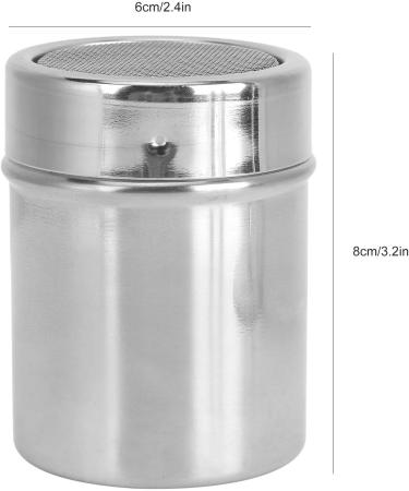 Shaker Poudre en Acier Inoxydable 304 Shaker D'assaisonnement Durable pour les Amateurs de Cuisine 6 4 Oz 2 X D'assaisonnement pour les Amateurs de Cr pes et de Cr me Glac e - Buy Online on GoSupps.com