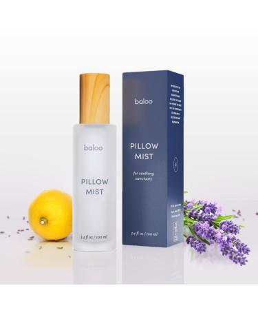 Baloo Lavender, Chamomile + Lemon Linen Spray & Pillow Mist - Relaxing Lavender Spray for Sleep* - Natural Linen Spray for Bedding, 100 ml