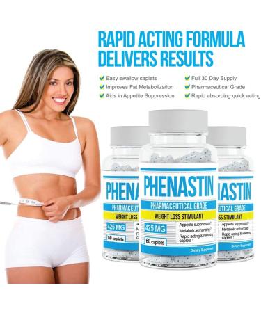 Phenastin Extra Strength Diet Pills for Effective Weight Loss - Men and Women Formula - Buy Online on GoSupps.com