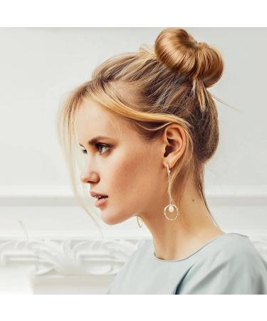 Hair Bun Donut 6 Pcs Hair Bun Maker with 30 Pcs U-Shaped Hair Pins 10 Pcs Elastic Bands 4 Pcs Pony Hair Tools Hair Accessories for Women Girls Kids - Buy Online on GoSupps.com
