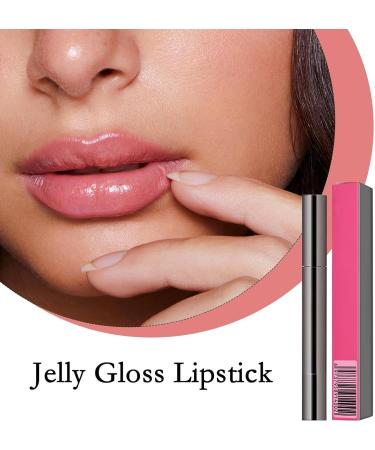 Jelly Lipstick - Crystal Jelly Lipstick Moisturizing Jelly Lip Gloss | Moisturizing gelatin makeup long-lasting shine vibrant color and hydration. - Buy Online on GoSupps.com