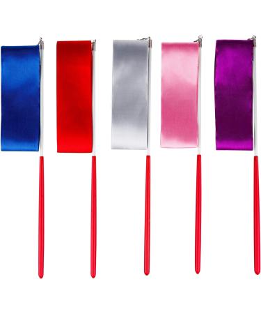Tinabless Dance Ribbons Streamers (10 pcs) - 6.6Ft Gymnastics Ribbon Wands for Kids - Buy Online on GoSupps.com