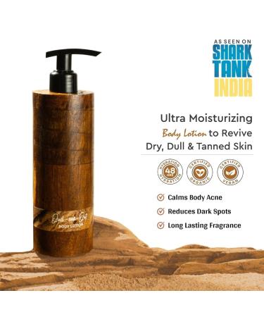 Buy M..intree Organic Oud Body Lotion - 48hrs Hydration Ceramides Non-Sticky | Sun & Pollution Protection | For Dry Skin Body Acne | Unisex Moisturizer for All Seasons - Buy Online on GoSupps.com