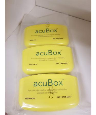 Pocket container for needle disposal (set of 3)