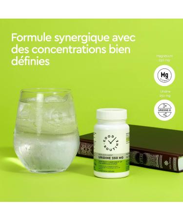 URIDINE 250 MG (30 Capsules) - Premium Dietary Supplement for Cognitive Performance Neuronal Synapses Uridine Magnesium 1 Month Pack - Buy Online on GoSupps.com