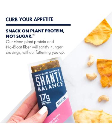 SHANTI BALANCE Mango Cashew Turmeric Bars - 17G Plant Protein, Organic, Gluten-Free, Superfood | 12 Count for Immunity & Performance - Buy Online on GoSupps.com