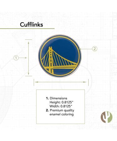 Golden State Warriors NBA Logo Cufflinks - Official Team Formal Wear - Buy Online on GoSupps.com