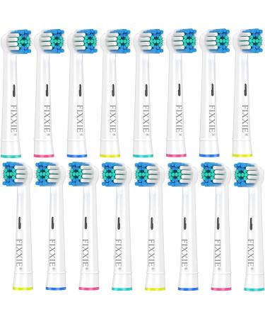 Replacement Toothbrush Heads for Oral B Braun 16 Heads Professional Electric Toothbrush Heads Brush Heads Refill Compatible with Oral-B Toothbrush (16 Heads) 16 count (Pack of 1)