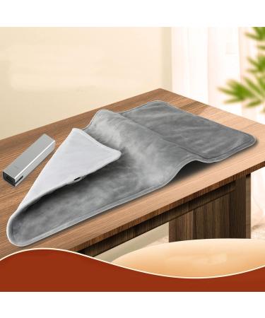Electric Heating Pillow - Constant Temperature Washable & Soft Desk Heating Pillow (Gray) for Ultimate Comfort - Buy Online on GoSupps.com
