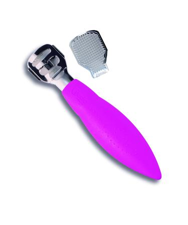 CREDO callus planer POP ART with rasp clip chrome-plated pink