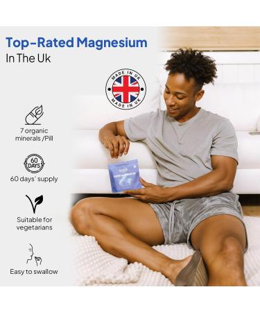 Magnesium Glycinate 7 in 1-2400mg Magnesium Supplements to Support Stress Relief Sleep Heart Health Nerves Muscles and Metabolism* - with Magnesium Citrate Malate L-Threonate - 120 Capsules - Buy Online on GoSupps.com
