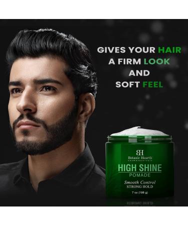 Botanic Hearth Hair Pomade - High Shine & Strong Hold - Hair Styling Paste for Men and Women - 7 oz - Buy Online on GoSupps.com